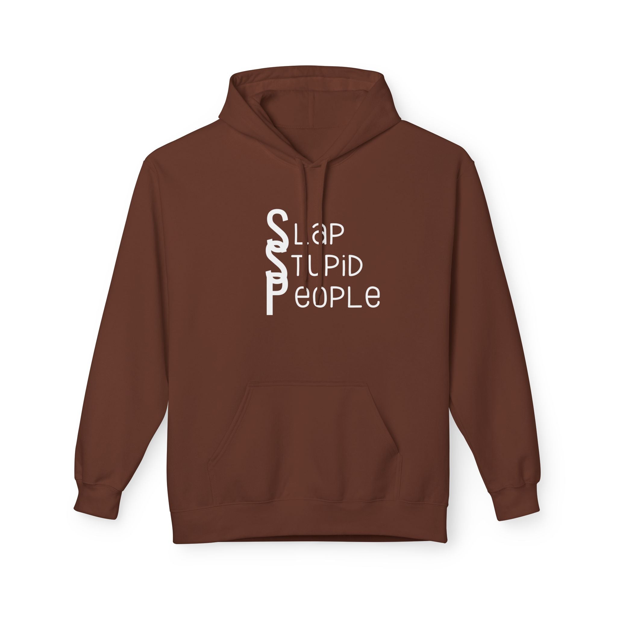 Funny Typography Hoodie | Humor Text Design, Cozy Fleece Sweatshirt