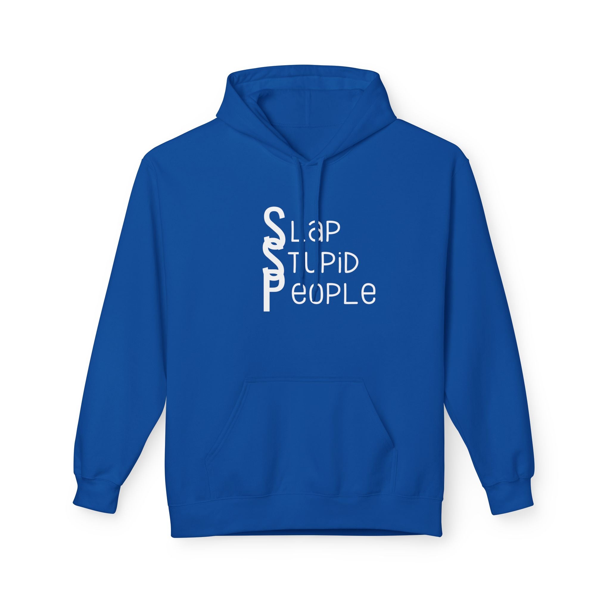 Funny Typography Hoodie | Humor Text Design, Cozy Fleece Sweatshirt