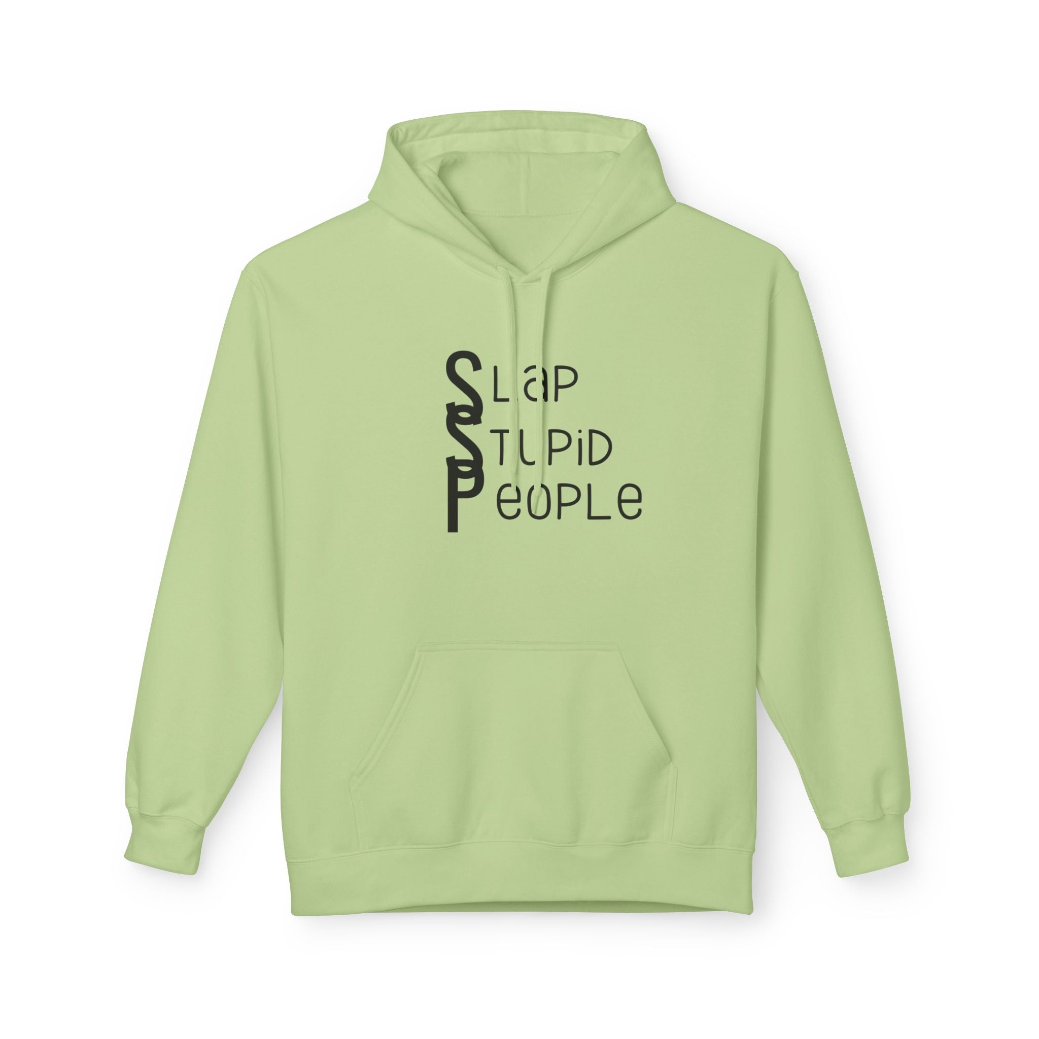 Funny Typography Hoodie | Humor Text Design, Cozy Fleece Sweatshirt