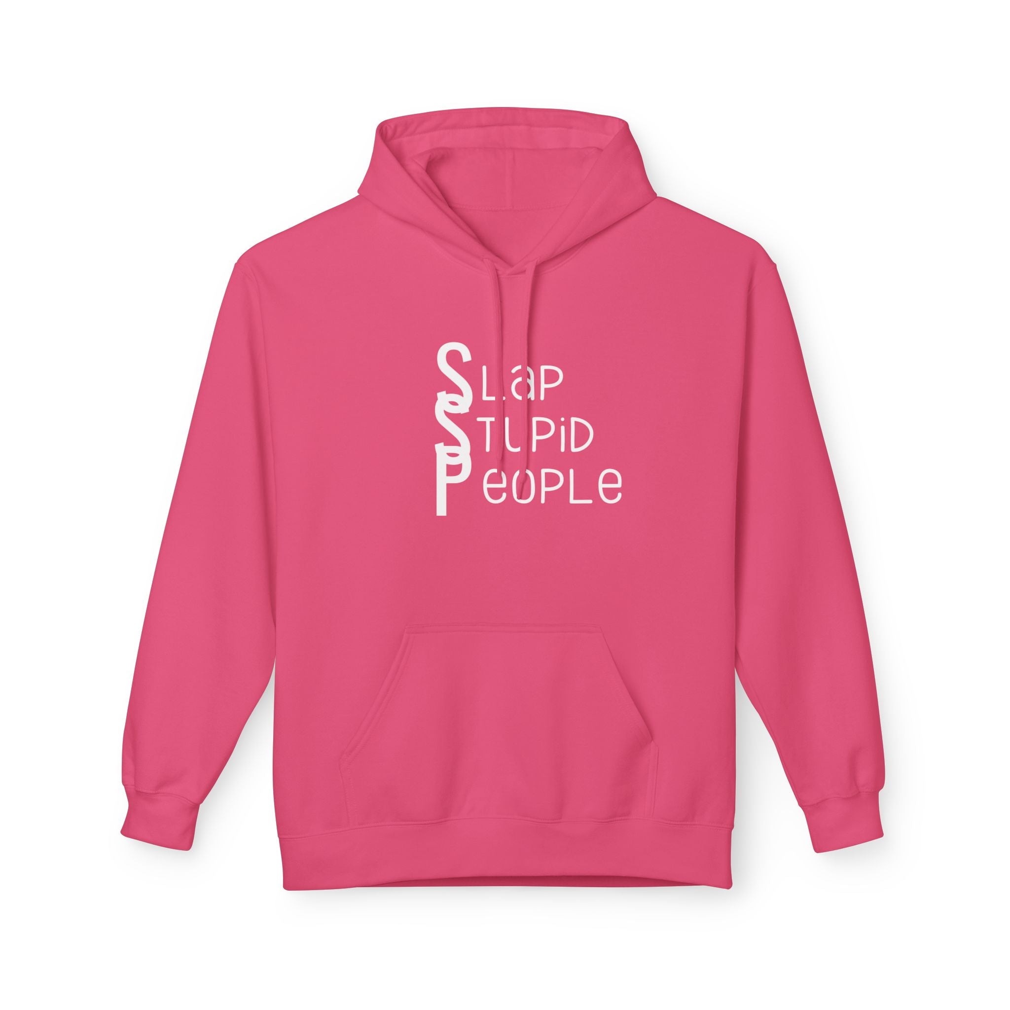 Funny Typography Hoodie | Humor Text Design, Cozy Fleece Sweatshirt