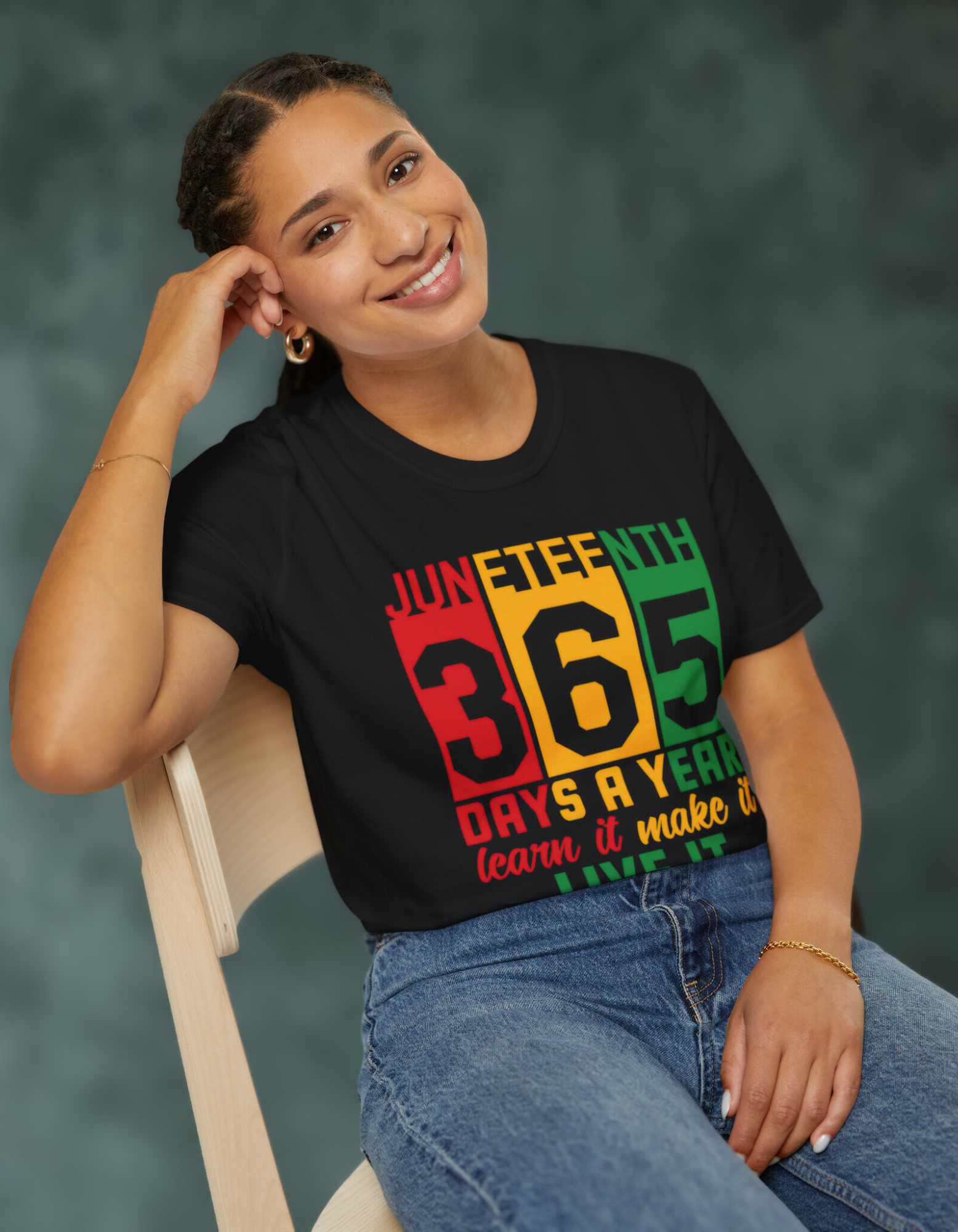 Celebrate Juneteenth 365 Days a Year T-Shirt | Juneteenth Pride