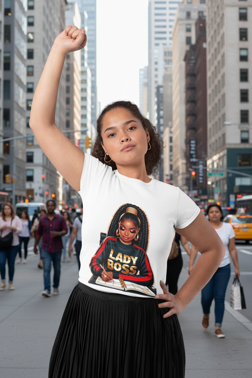 Lady Boss T-Shirt — Bold Statement Tee for Women Leaders