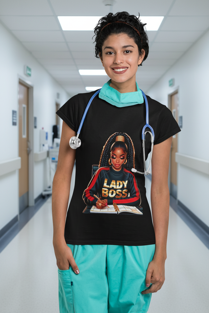 Lady Boss T-Shirt — Bold Statement Tee for Women Leaders