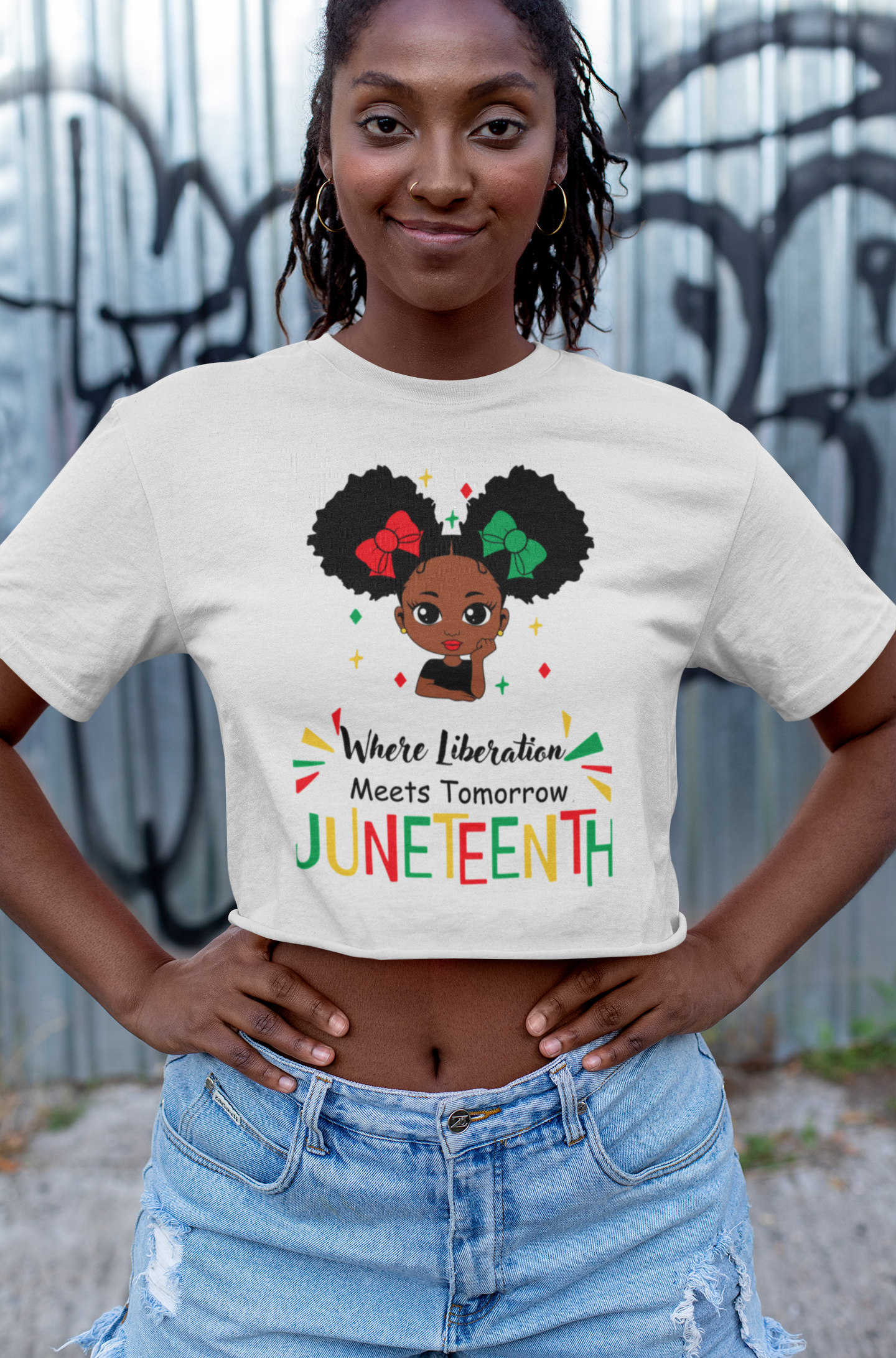 Juneteenth 'Where Liberation Meets Tomorrow' Black Girl Magic T-Shirt