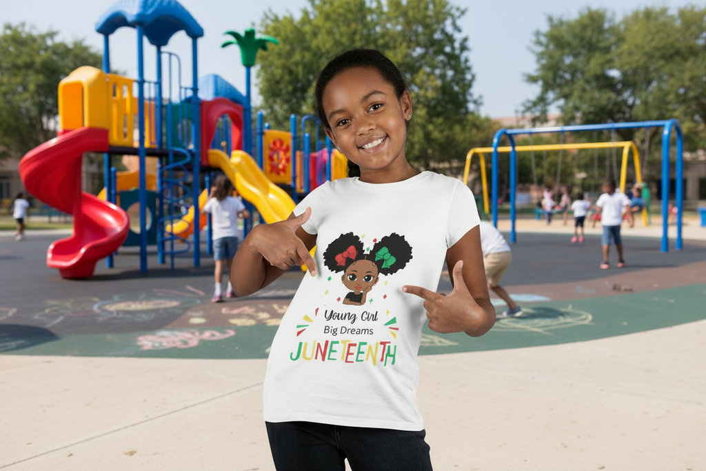 Juneteenth "Young Girl, Big Dreams" T-Shirt