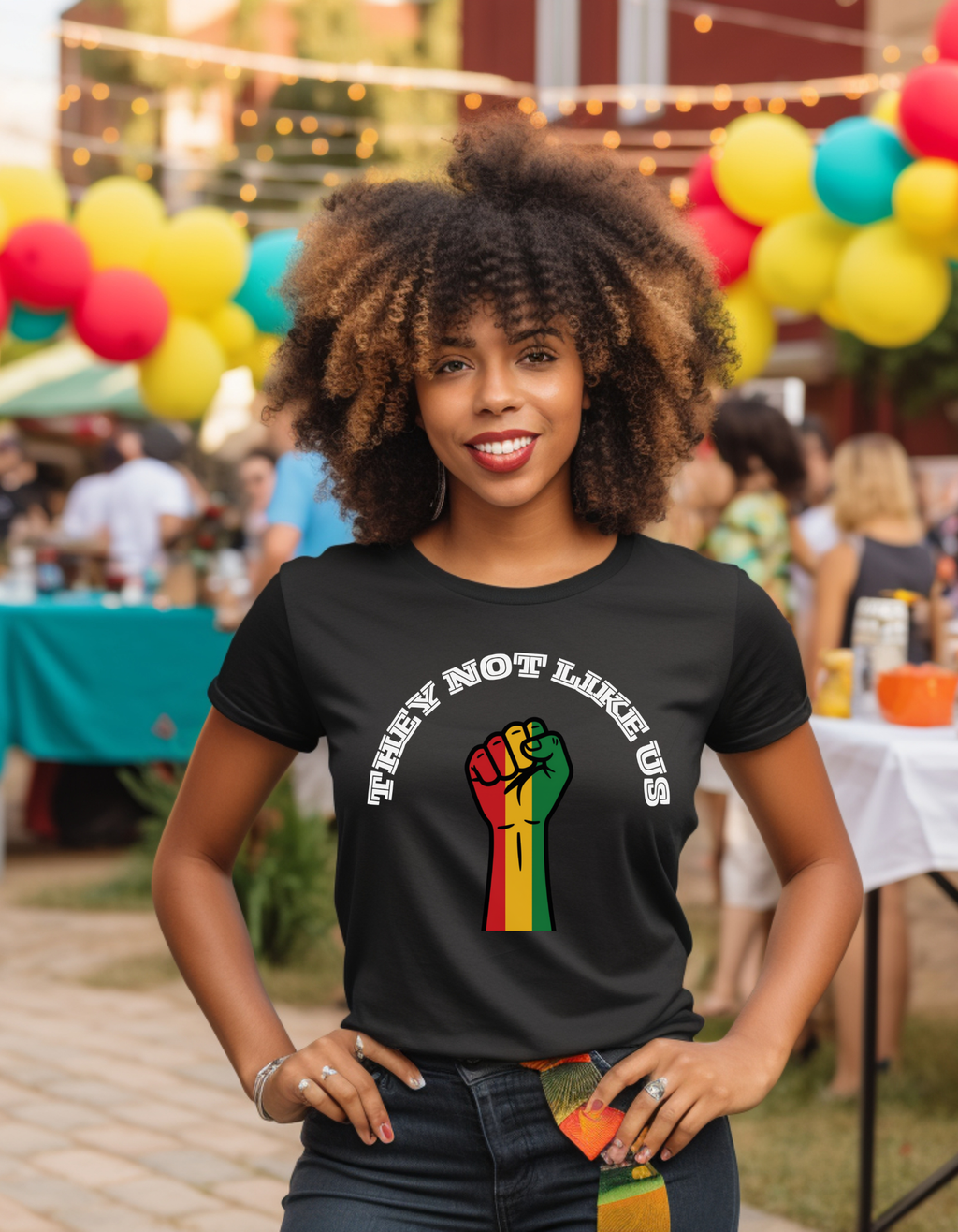 They Not Like Us Afrocentric T-Shirt