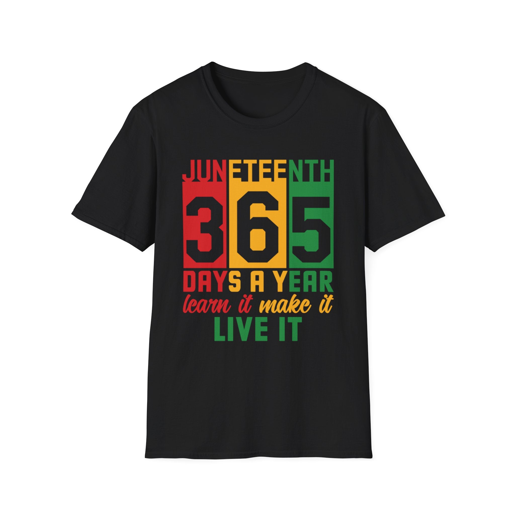 Celebrate Juneteenth 365 Days a Year T-Shirt | Juneteenth Pride