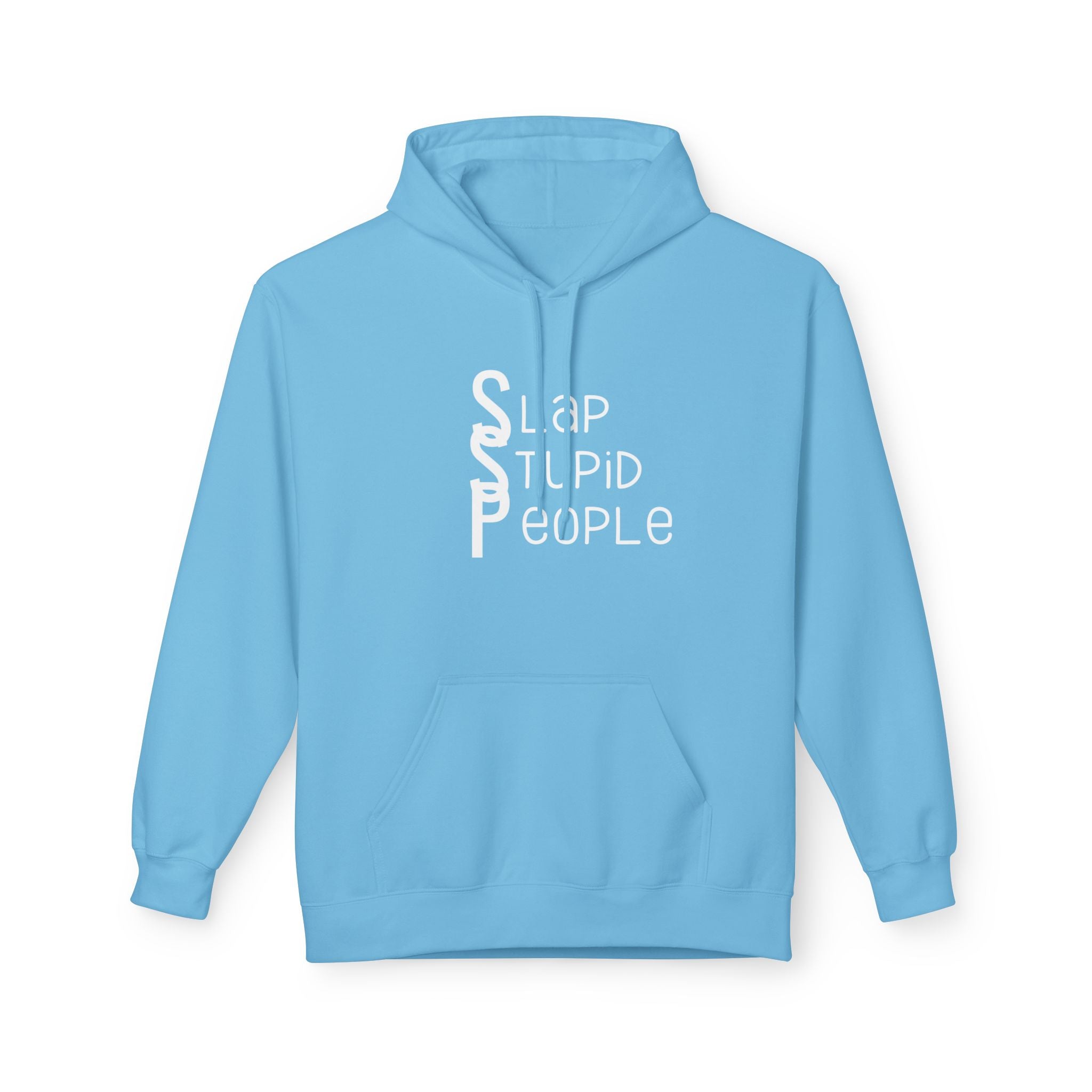 Funny Typography Hoodie | Humor Text Design, Cozy Fleece Sweatshirt
