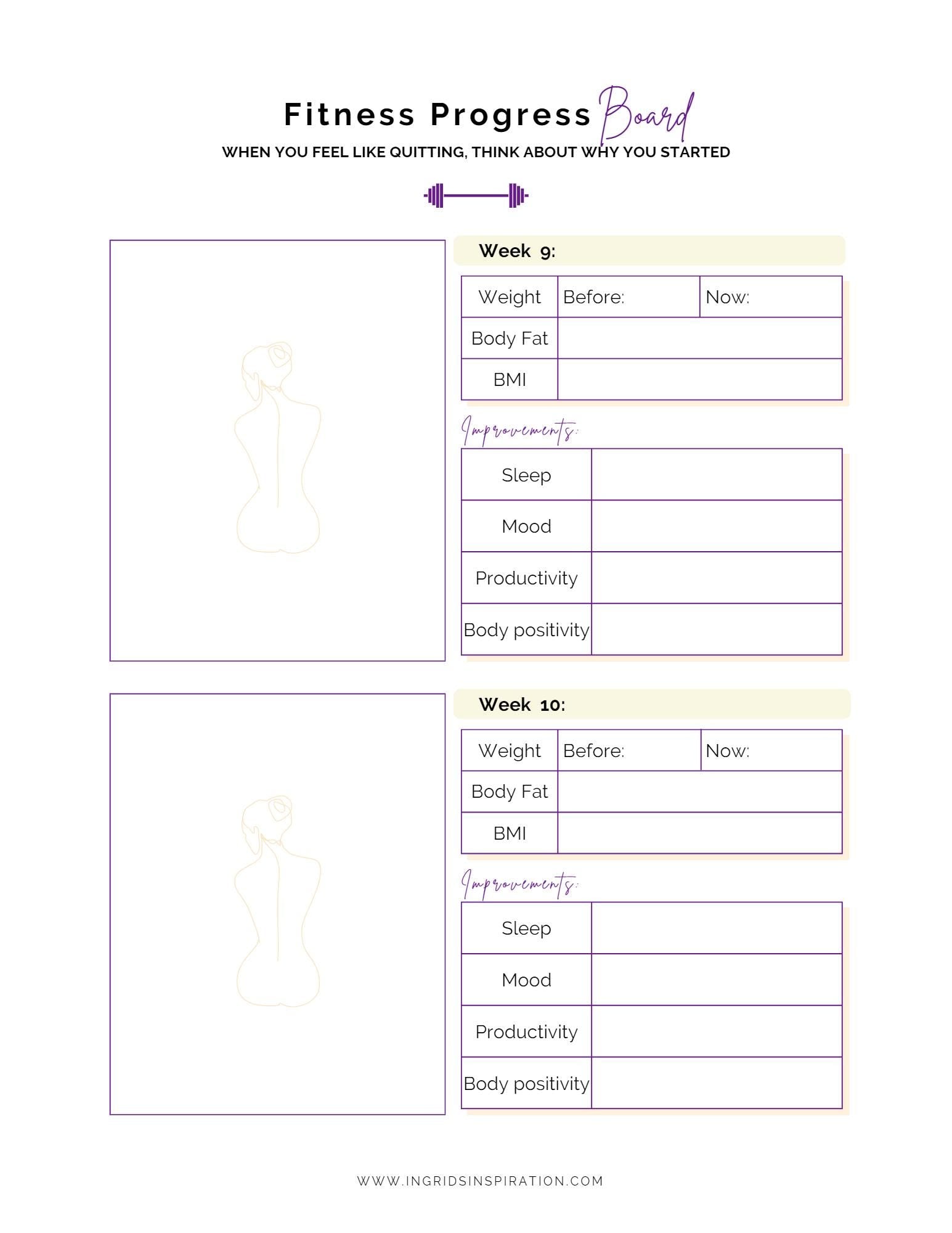 Imperfect - A Fitness Planner