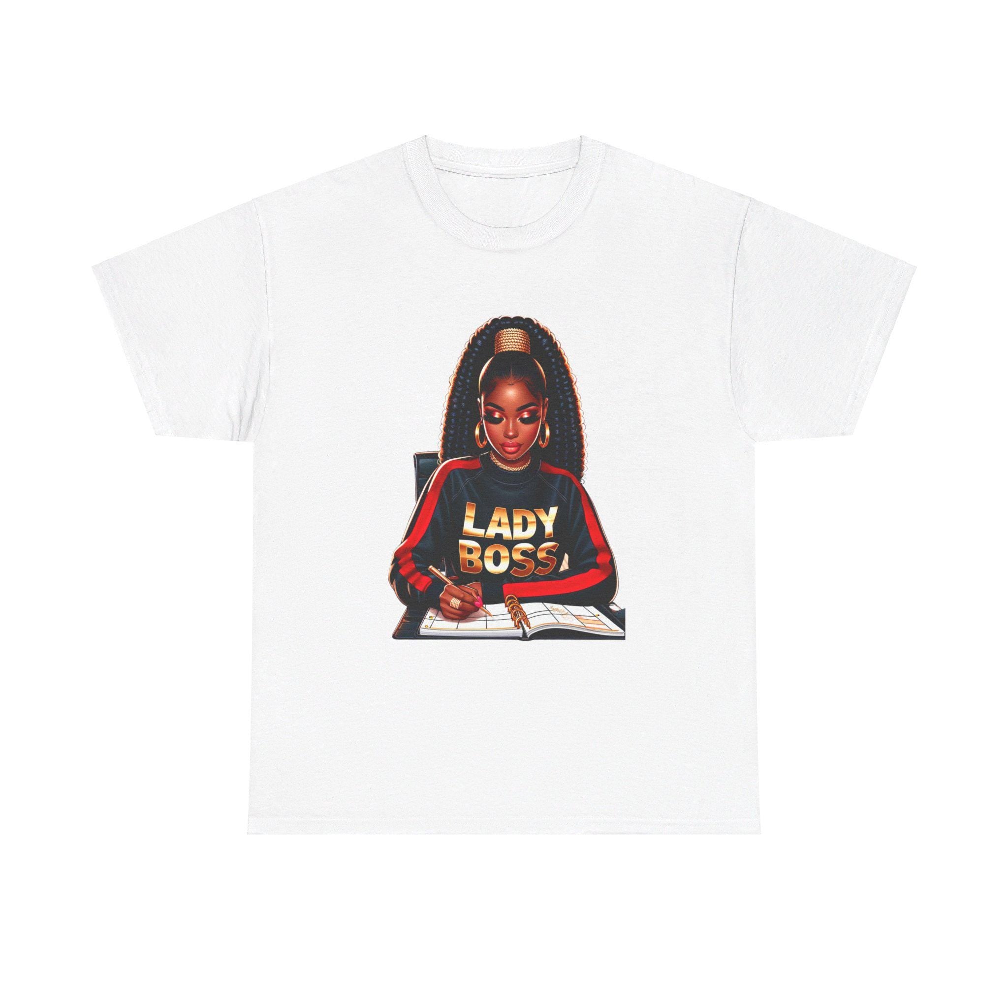 Boss Lady Tee, Powerful Black Woman T-Shirt