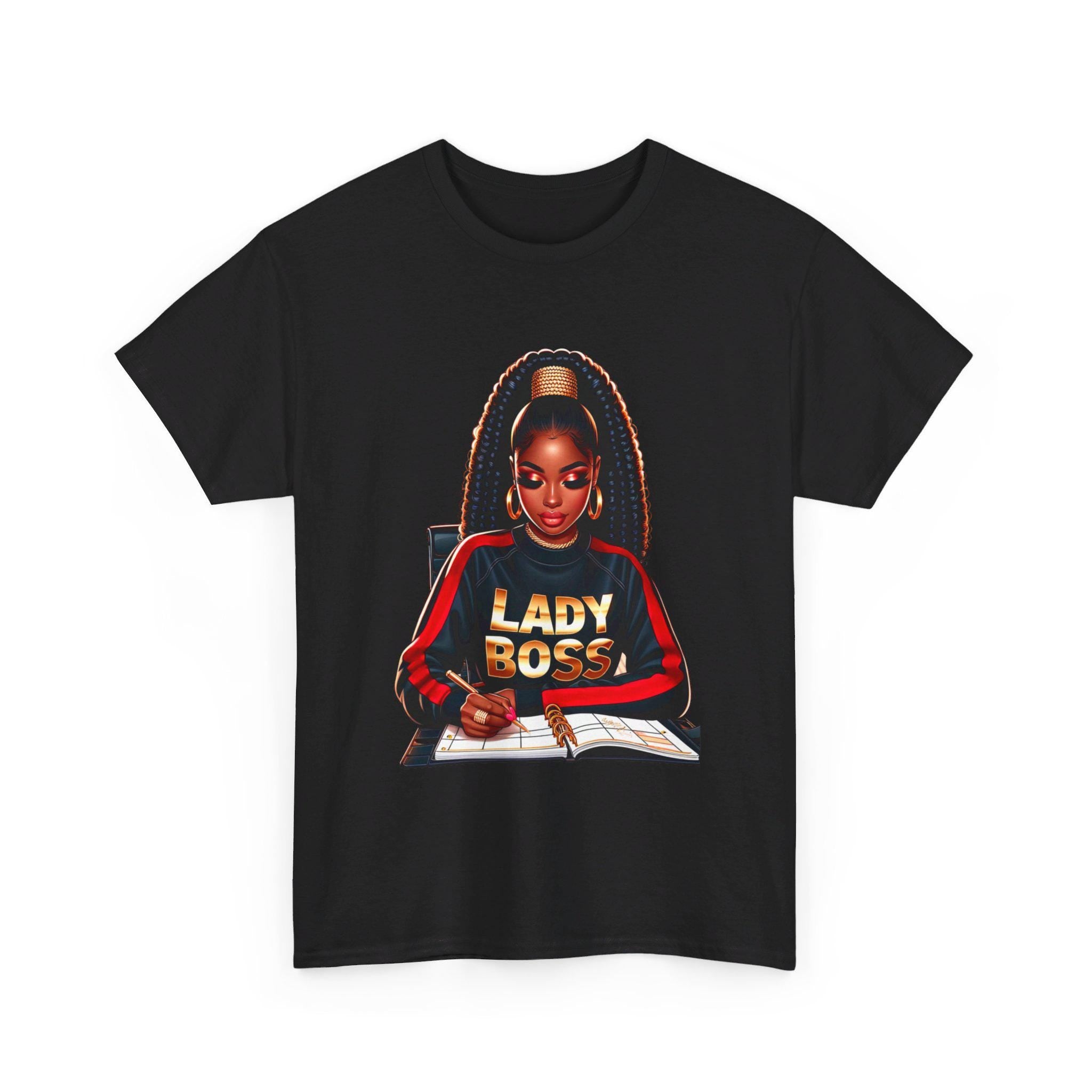 Boss Lady Tee, Powerful Black Woman T-Shirt